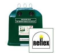 Reflex plastic depot containers