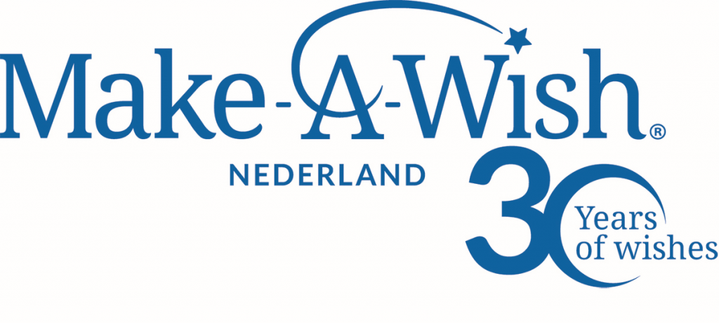 Het logo van de stichting Make-a-Wish.